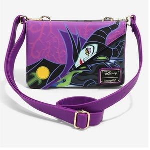 Loungefly Disney Parks Aurora Maleficent Crossbody Bag